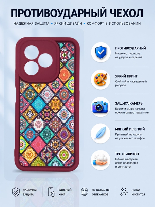 Realme Note 50, Realme C51, Realmi C 53 uchun g‘ilof