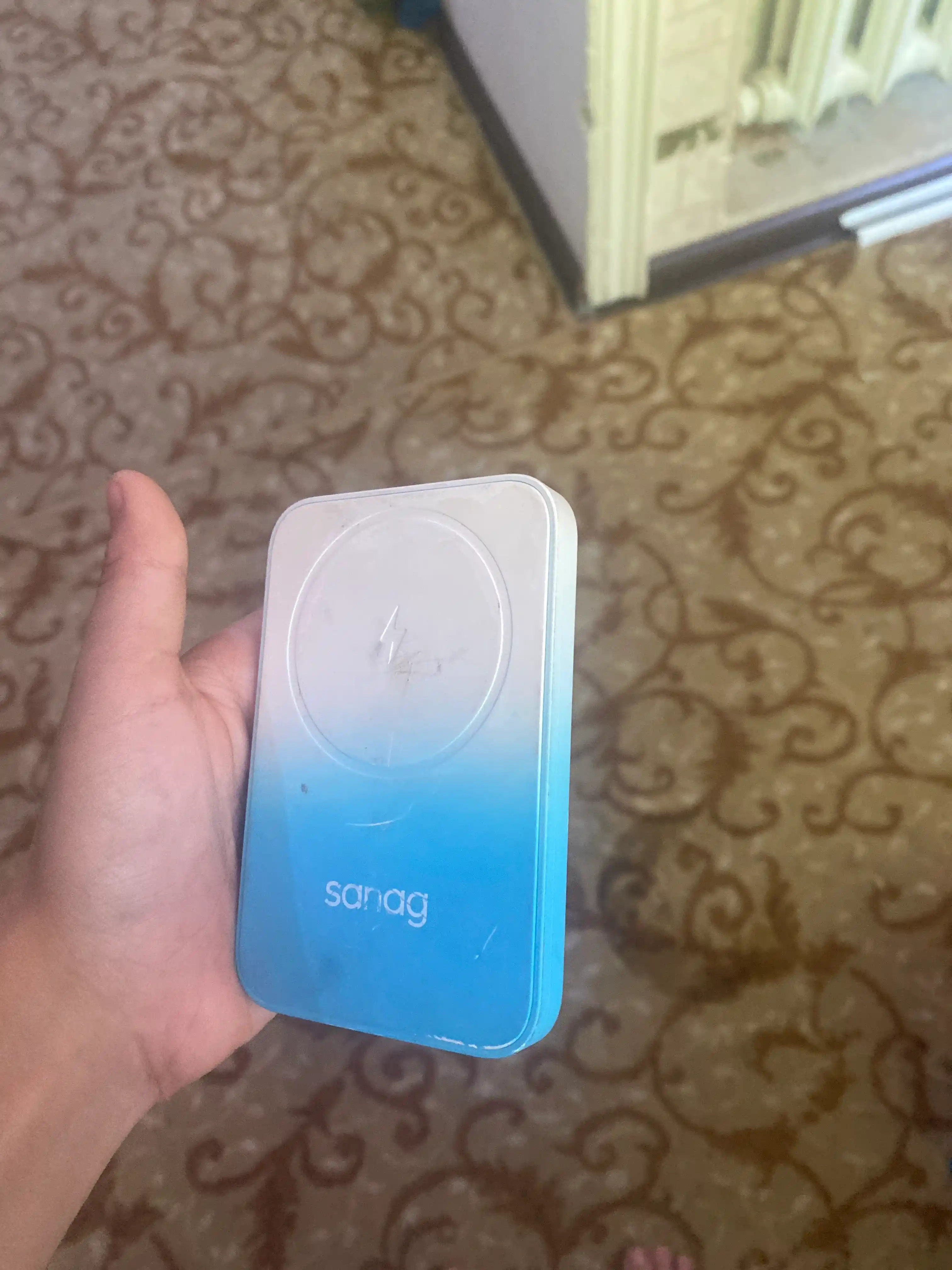 Power Bank Sanag K67 5000mAh, беспроводная зарядка MagSafe 15W, быстрая зарядка PD 20W