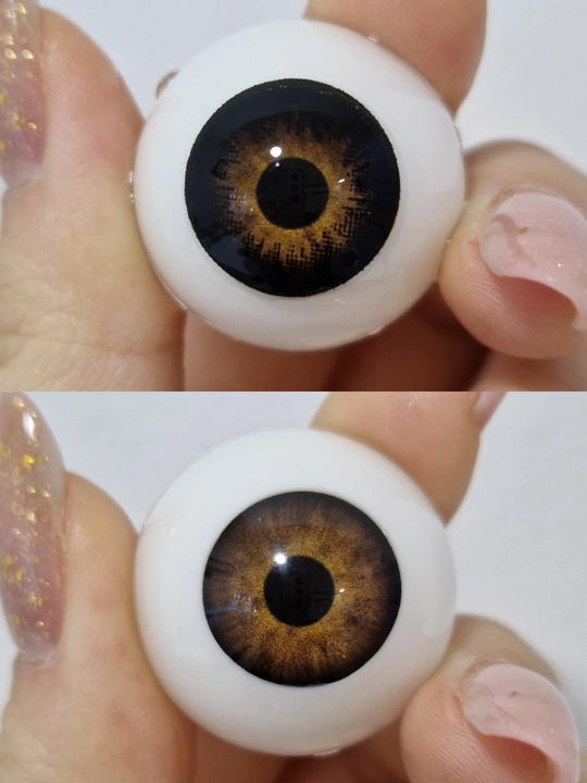 A106 BLACK Rangli kontakt linzalari, qora rang, BC 8.6, DIA 14.2, 12 oy