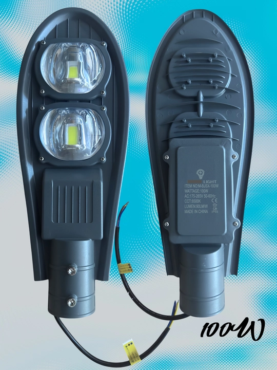 100W LED Ko‘cha Chirog‘i,Oq 6500K, Suv O‘tkazmaydigan Yoritgich - 