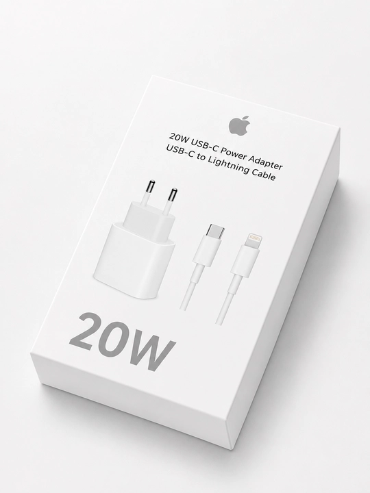 IPhone quvvatlash moslamasi, tezkor quvvatlash, 20, 35 Vt, Lightning Type-C kabeli bilan