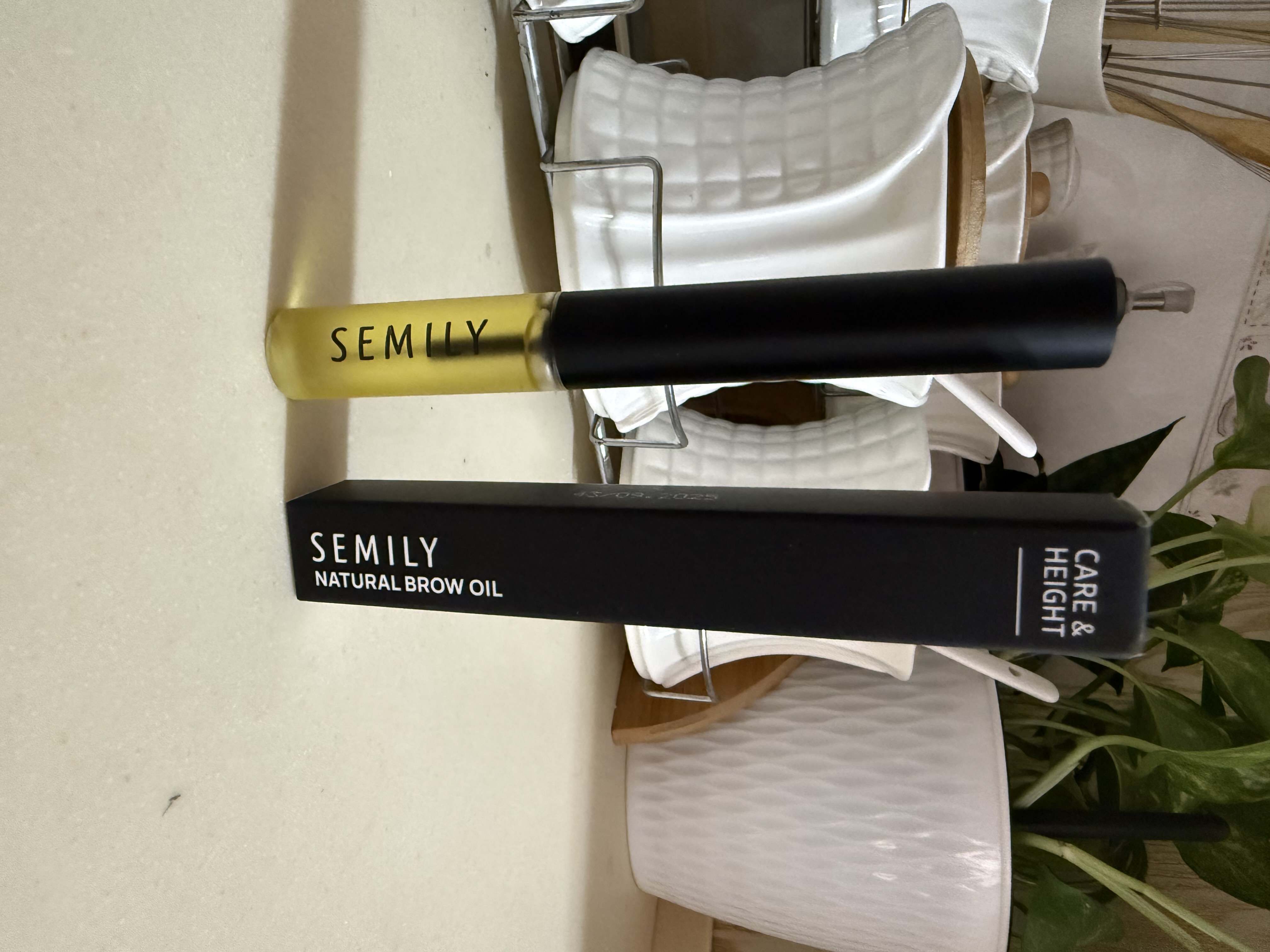 Maslo sivirotka uchun o‘sish kiprik va qosh SEMILY, maslo usma, kastor, vitamin E, 5 ml