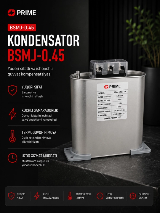 BSMJ-0.45-10-3 PRIME kondensatori - 