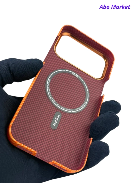 IPhone modellari uchun premium karbon g‘ilof, 13, 14, 15, 16, 17 Pro, Pro Max