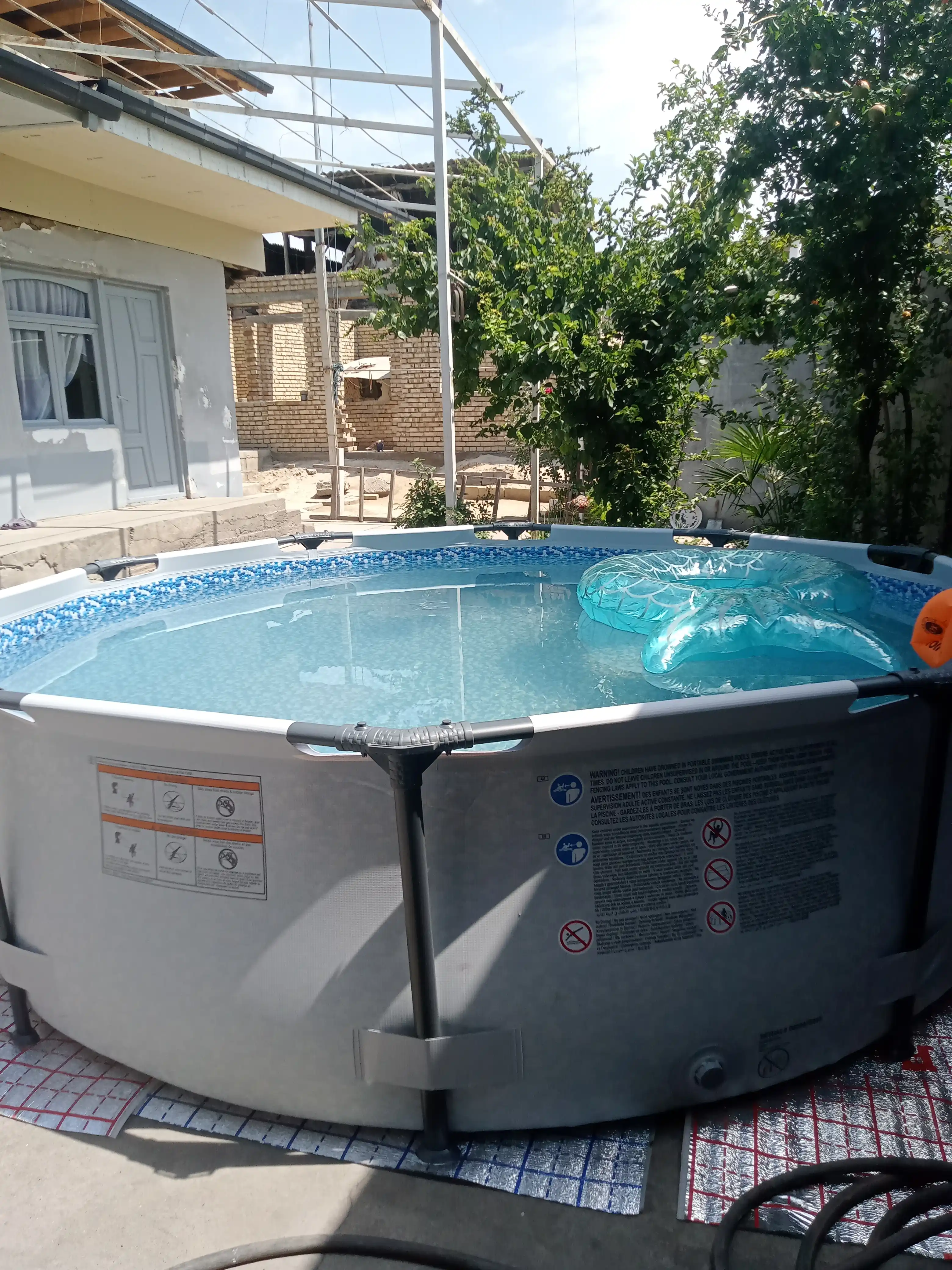 Karkasli basseyn Bestway Steel Pro, 1200 - 7140 litr, kattalar va bolalar uchun, mustahkam