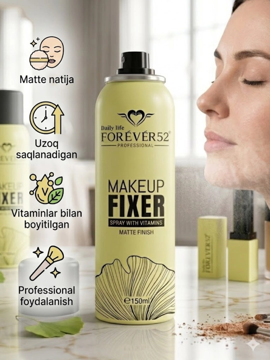 Forever52 Makeup Fixer 150 мл матовый фиксатор макияжа cпрей Setter