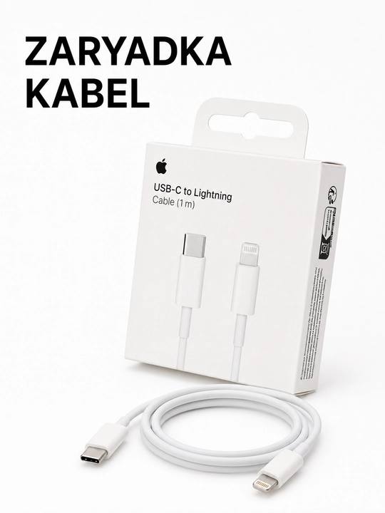 IPhone uchun USB-C to Lightning va USB-C to Type-C zaryadka kabeli - 