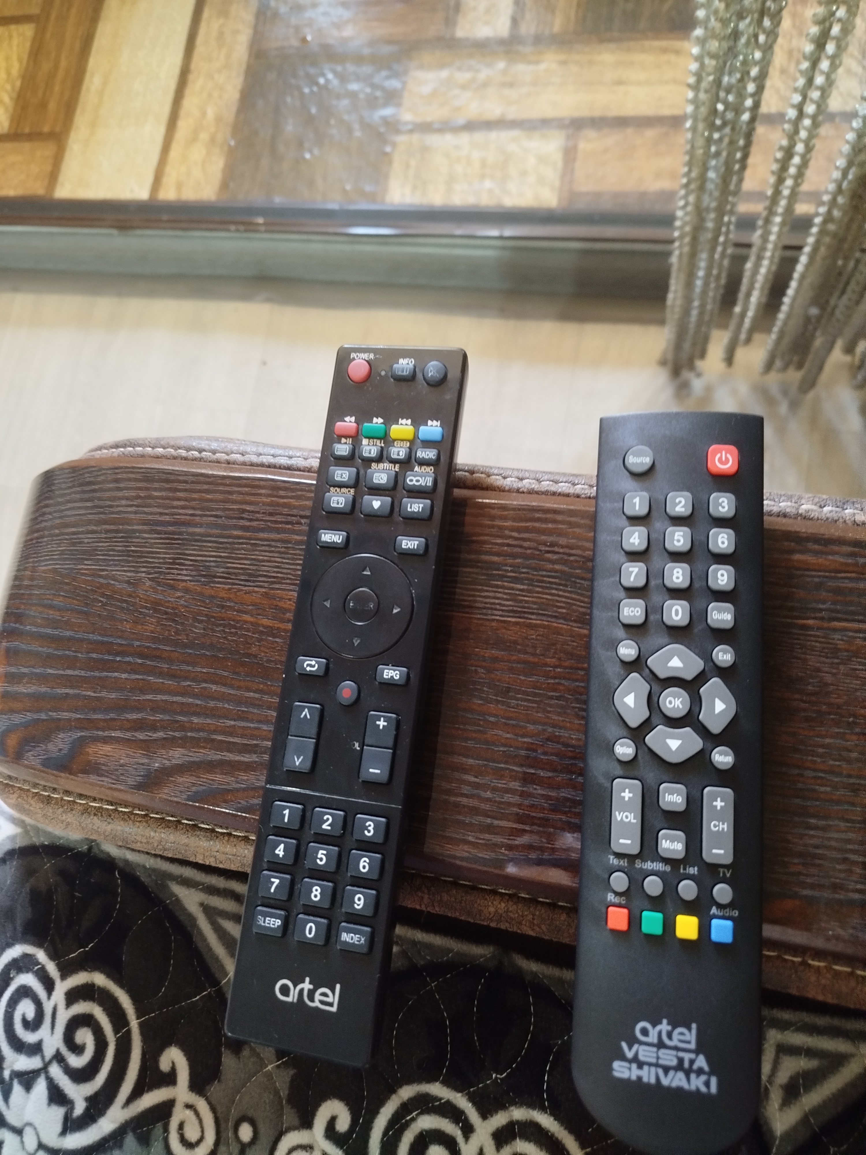 Televizor pulti Artel Vesta Shivaki uchun universal masofadan boshqaruv pulti