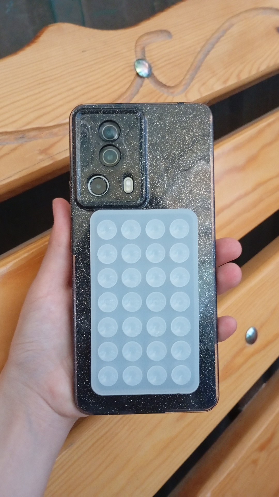 Lipper, 28 ta yopishqoq, so‘rg‘ichli telefon uchun vakuum ushlagich, silikon ushlagich