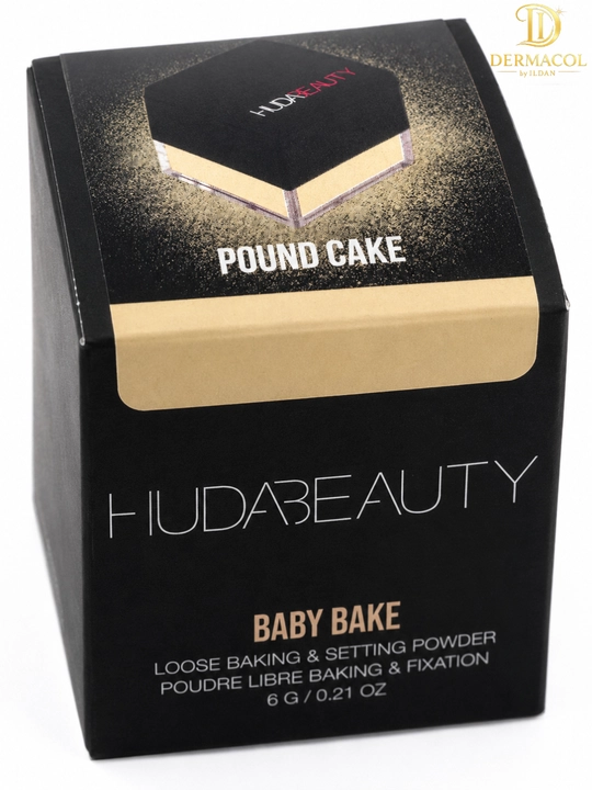 Yuz va ko‘z osti uchun yengil fiksatsiya pudrasi Huda Beauty Baby Bake Pound Cake 6 g