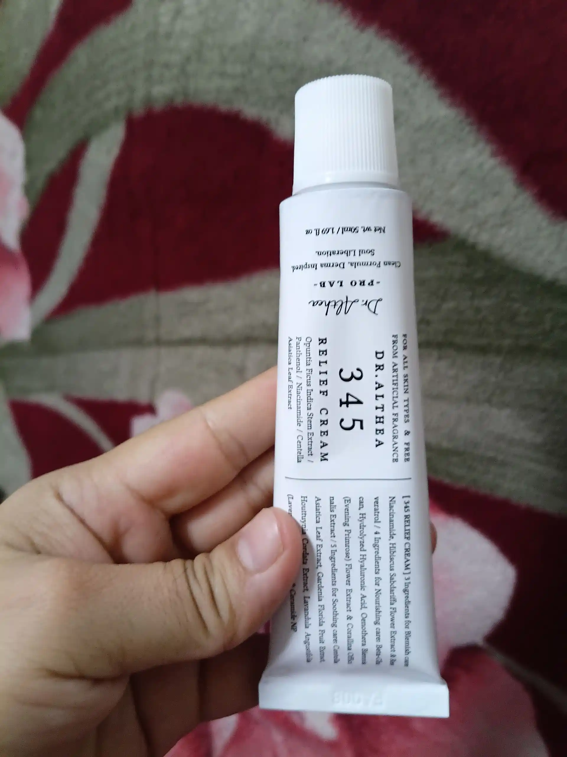 Dr. Althea 345 Relief Cream, успокаивающий и увлажняющий крем для лица