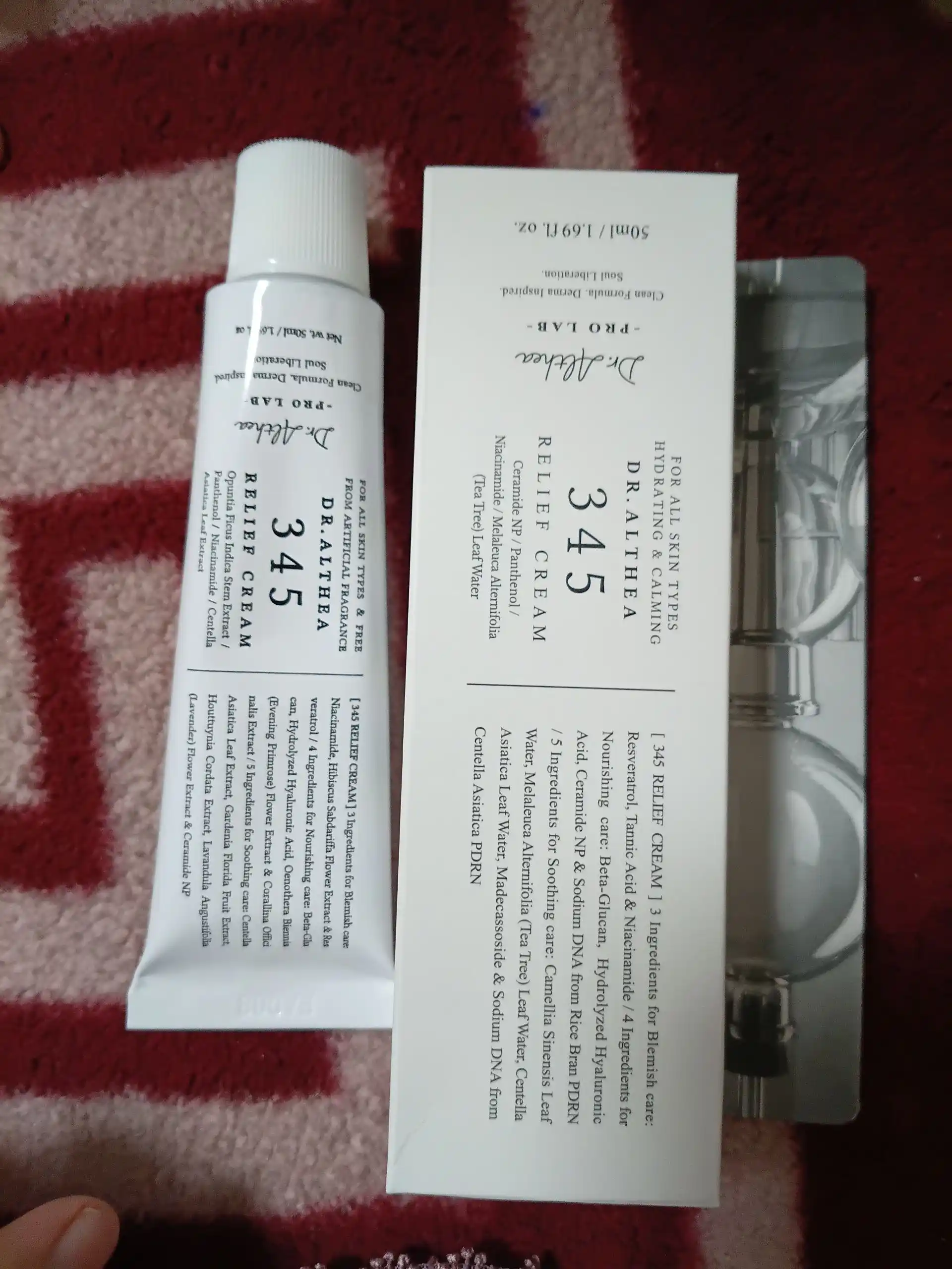 Dr. Althea 345 Relief Cream, успокаивающий и увлажняющий крем для лица