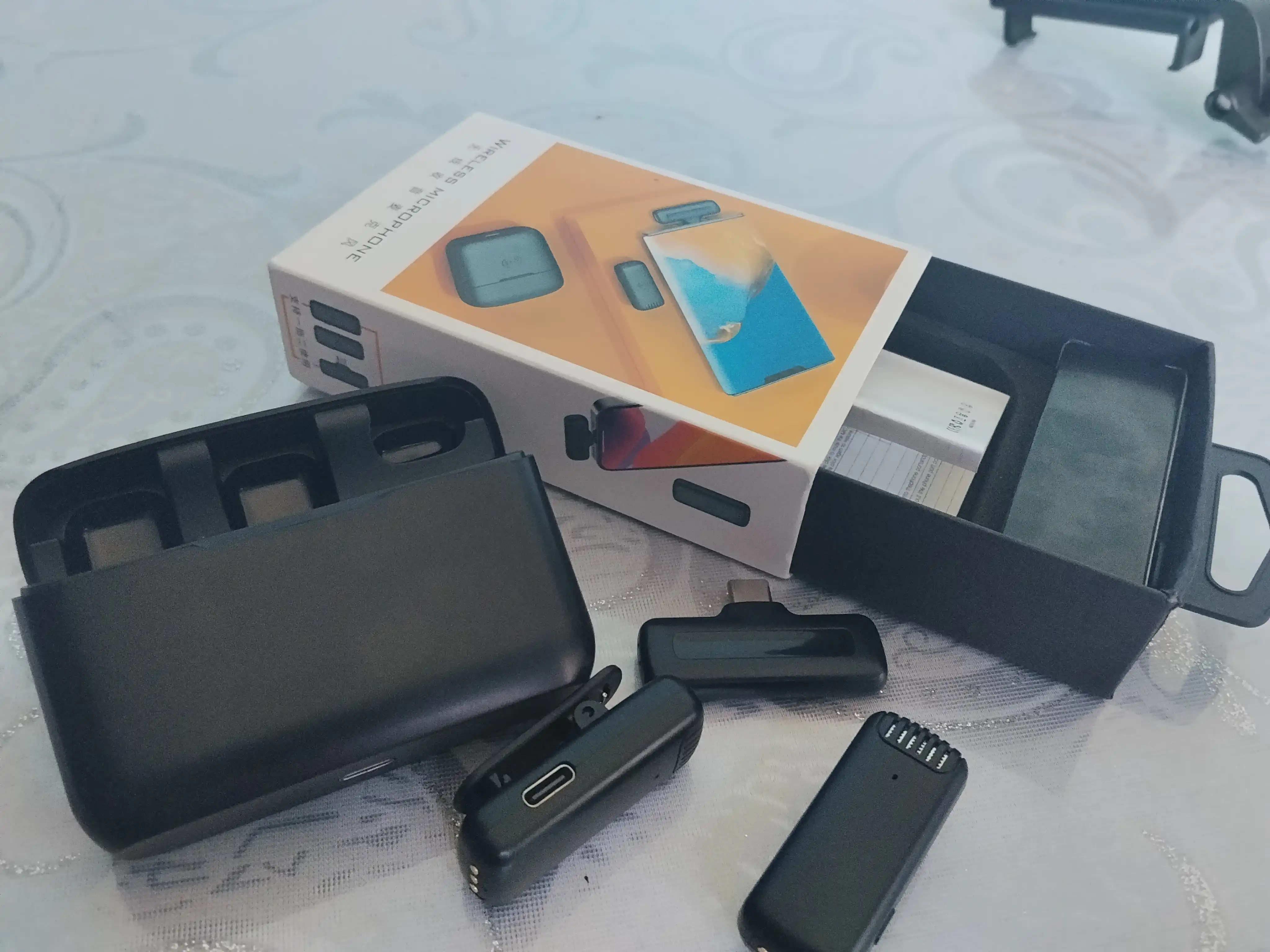 Android uchun simsiz lavali mikrofon Type-C