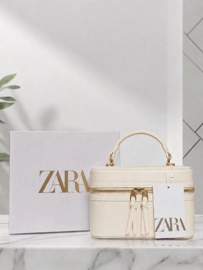 Женская сумка в стиле Zara, Crossbody — модель, которую носят через плечо — MUNSUMK-ZARA901-МОЛОЧ