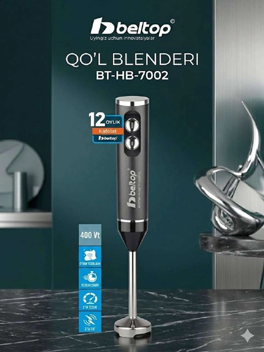 Qo'l Blenderi — Oshxonangizdagi eng tezkor va kuchli yordamchi!