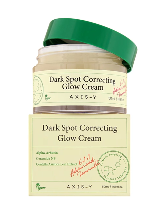 AXIS-Y Dark Spot Correcting Glow Cream terini yorqinlashtiruvchi kremi, 50 ml