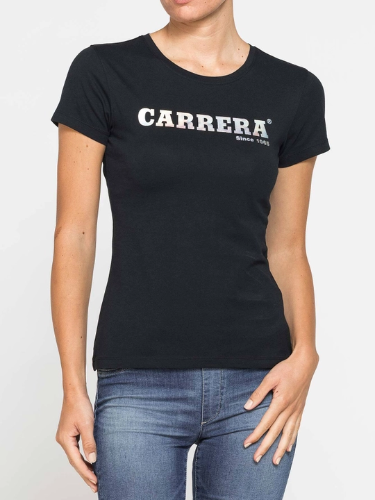 Ayollar uchun Carrera Jeans asosiy futbolkasi, 100% paxta, Italiya - 