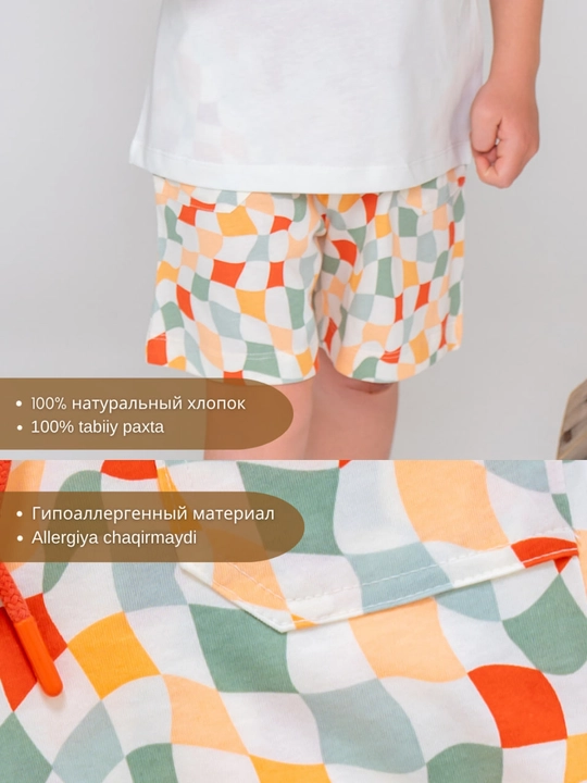 Шорты для мальчика divakids, 100% хлопок