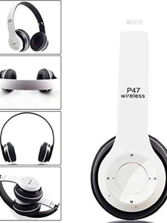 Simsiz quloqchinlar P47, Bluetooth 5.0, yig'iluvchan, mikrofon bilan, shovqinsiz