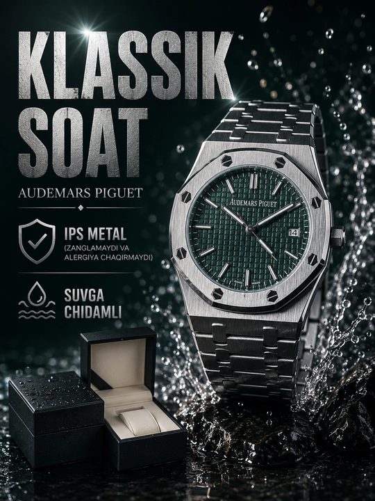 Erkaklar qo‘l soati, erkakka sovg‘a, sovg‘a, klassik soat - 