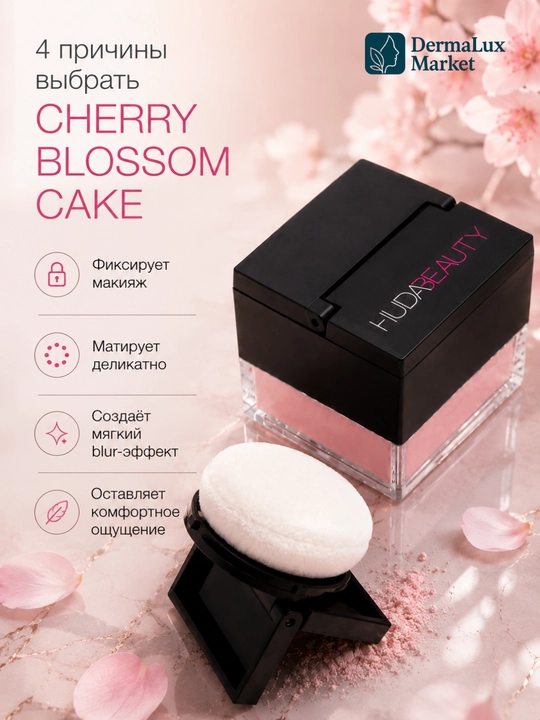 Рассыпчатая пудра для лица, бейкинг, фиксация макияжа, Huda Beauty Easy Bake Loose Powder