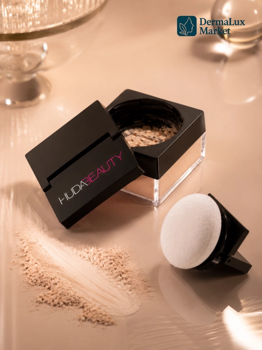 Рассыпчатая пудра для лица, бейкинг, фиксация макияжа, Huda Beauty Easy Bake Loose Powder