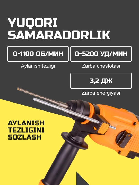 Перфоратор П-800к Вихрь арт. 72/3/6
