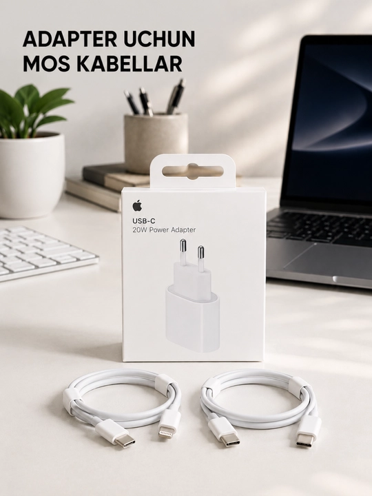 Зарядный адаптер USB-C 20W для iPhone