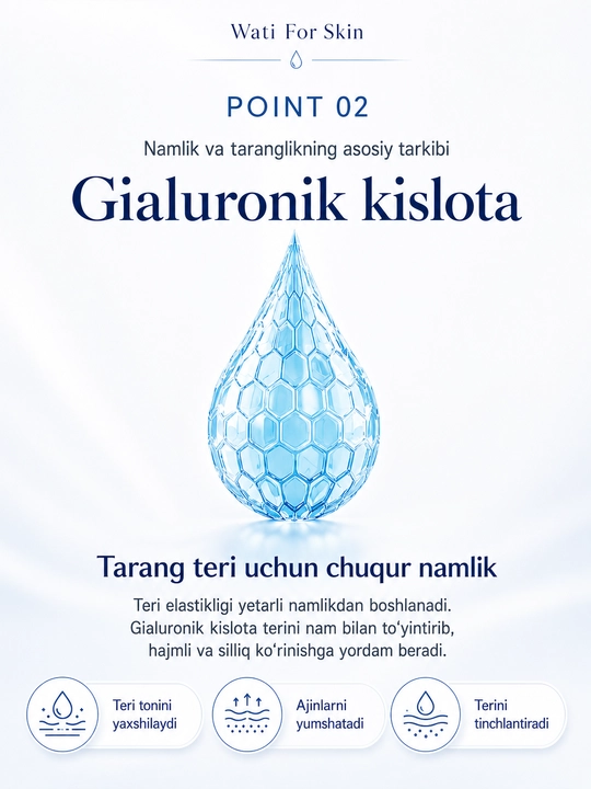 Крем для глаз Wati For Skin Super Volume Hyaluronic Acid Skin Booster, 30 мл