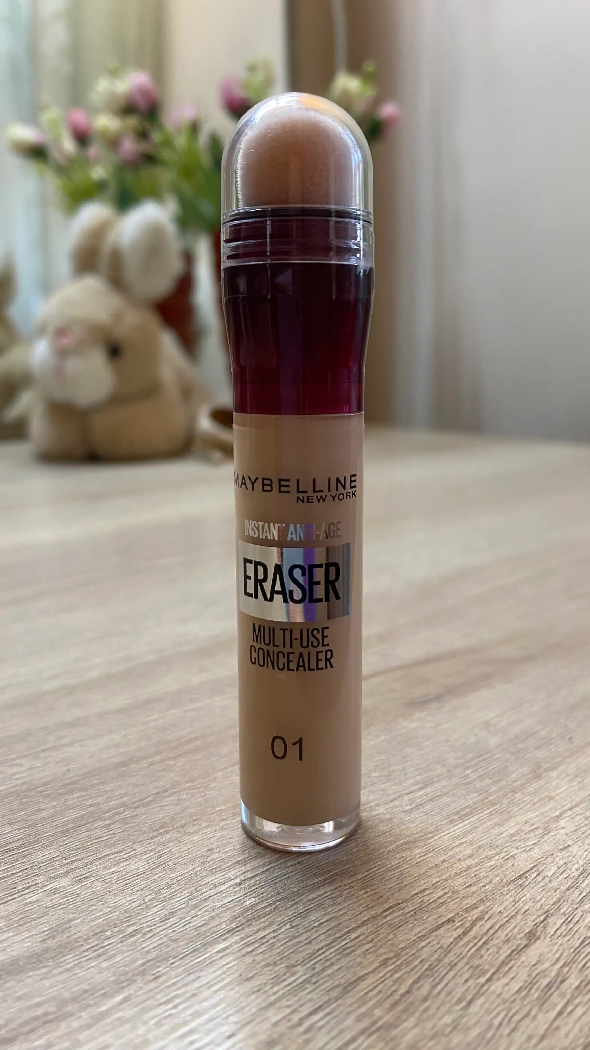 MAYBELLINE Eraser Konsiler, 01-ton, fil suyagi, 6,8 ml:3/216
