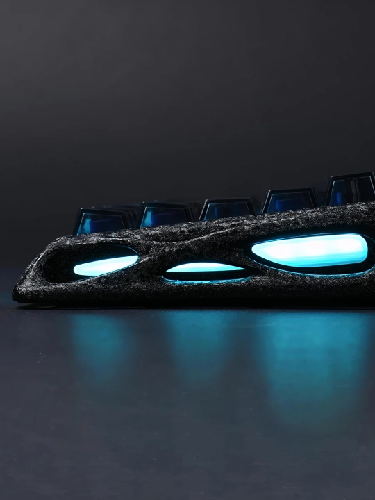 O'yin klaviaturasi GRAVASTAR V60 PRO SE Cyber Frost Black