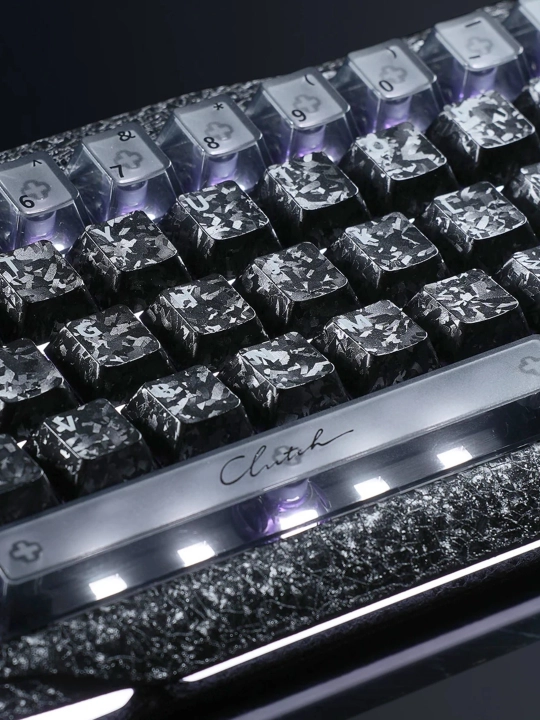 O'yin klaviaturasi GRAVASTAR V60 PRO SE Cyber Frost Black