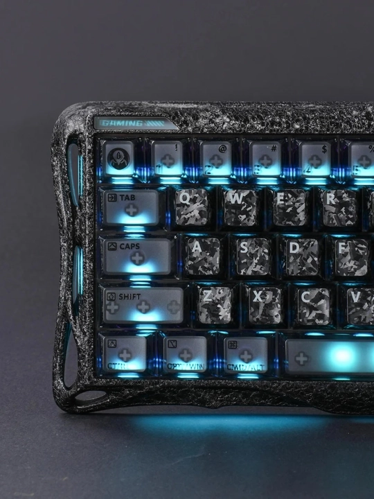 O'yin klaviaturasi GRAVASTAR V60 PRO SE Cyber Frost Black