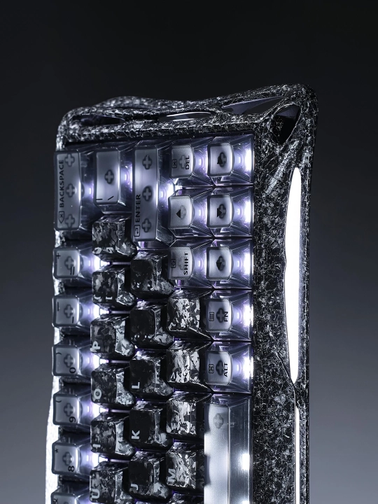 O'yin klaviaturasi GRAVASTAR V60 PRO SE Cyber Frost Black