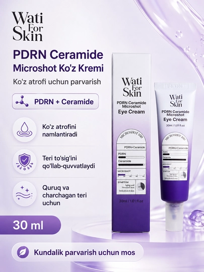 Крем для глаз Wati For Skin PDRN Ceramide Micro Spicule, 30 мл