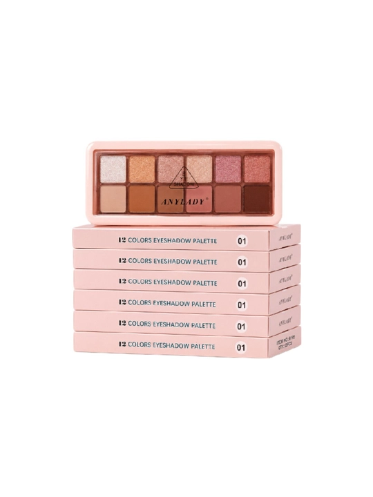 ANYLADY 12 Color Eyeshadow Palette - ko`z uchun tenlar palitrasi
