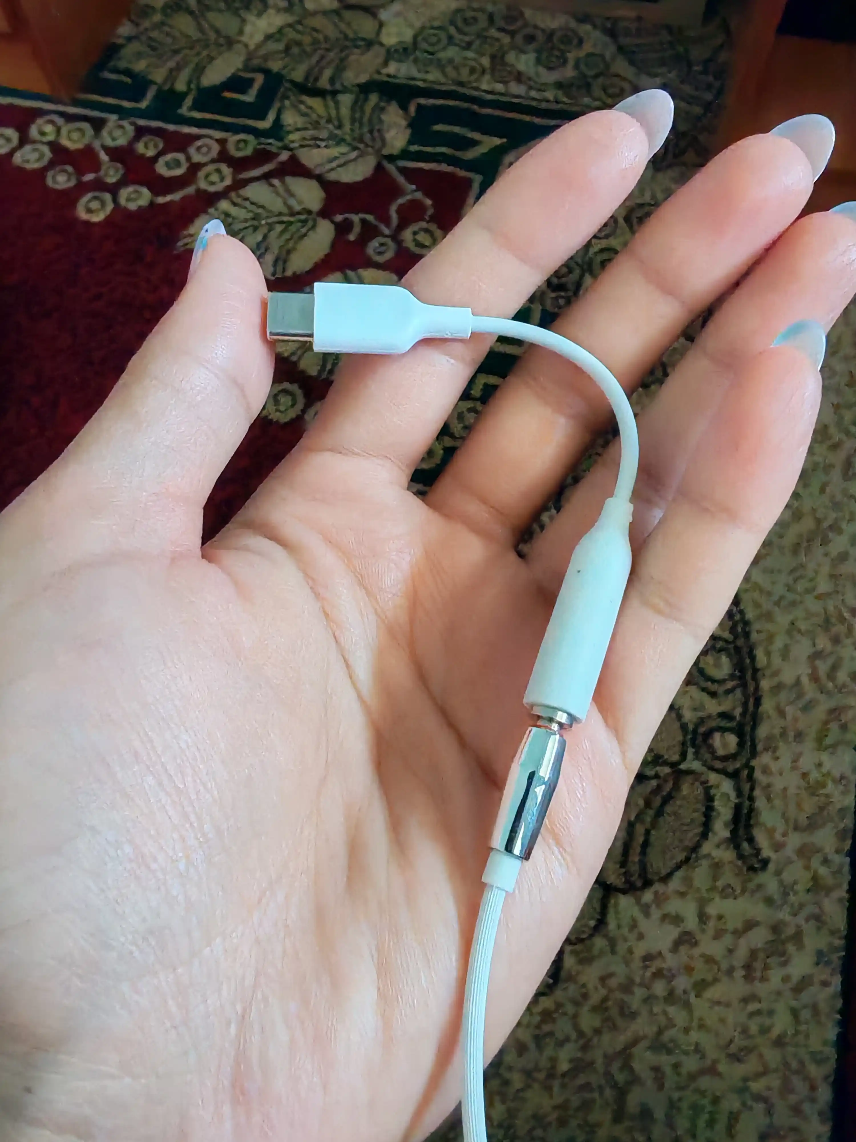 Adapter Samsung va iPhone uchun,Type-C va Lighting audio-ulagich,AUX va quloqchinlar uchun