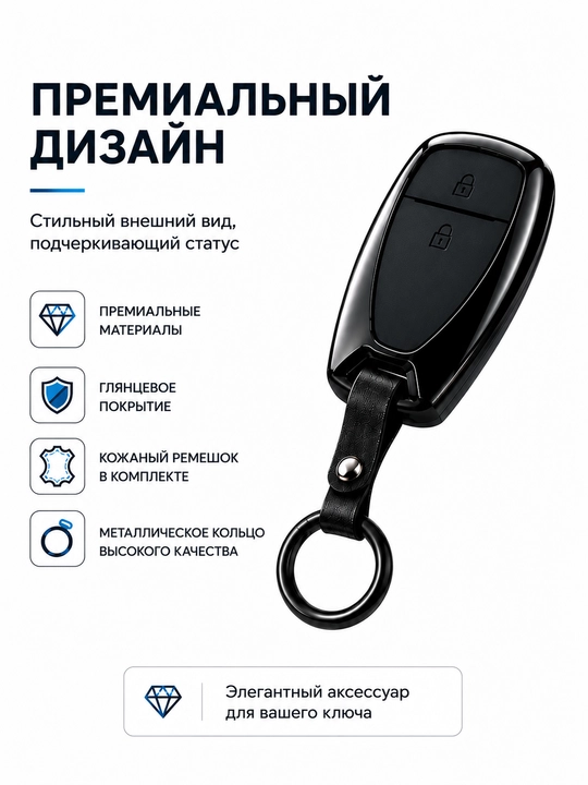Чехол для ключа Chevrolet Tracker, Tracker 2, защитный кейс с брелоком