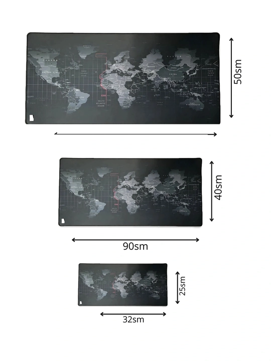 Большой коврик 90x40x3 мм, офисный и игровой  коврик для клавиатуры и мыши