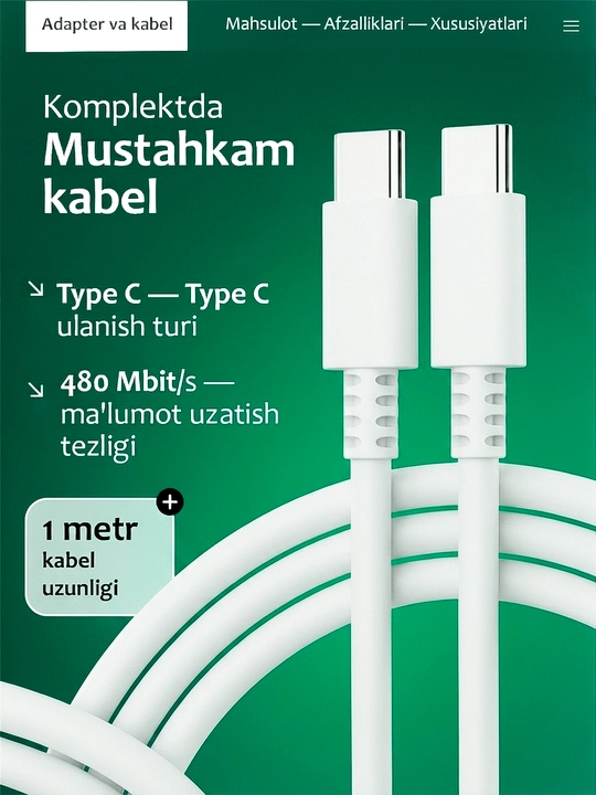 Зарядное устройство Samsung 45W, Type-C, быстрая зарядка, адаптер для телефона