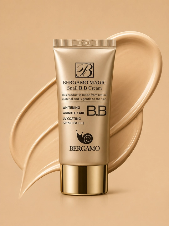 BB-крем Bergamo Magic Snail SPF50+ PA+++ осветляющий, 50 мл