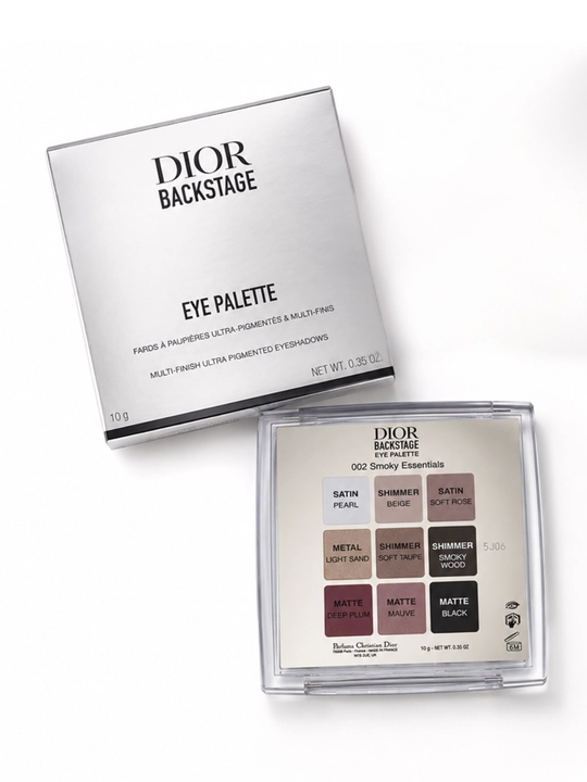 Палетка теней для век Dior Eye Palette 002 Essentials, стойкие пигментированные оттенки