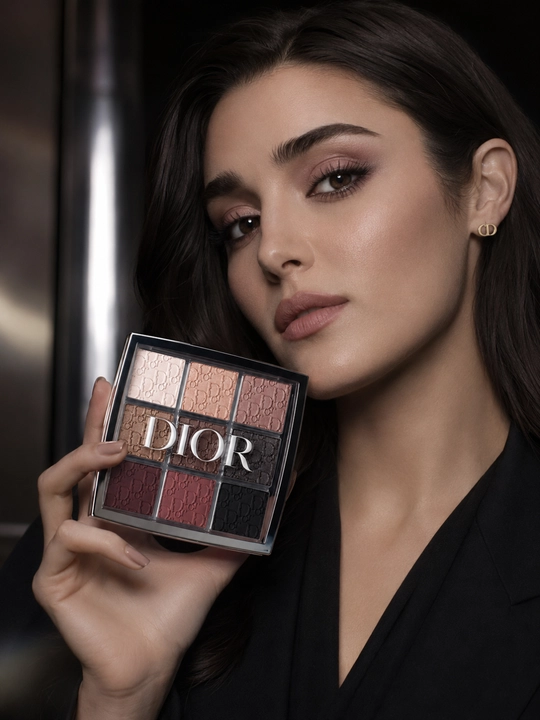 Палетка теней для век Dior Eye Palette 002 Essentials, стойкие пигментированные оттенки