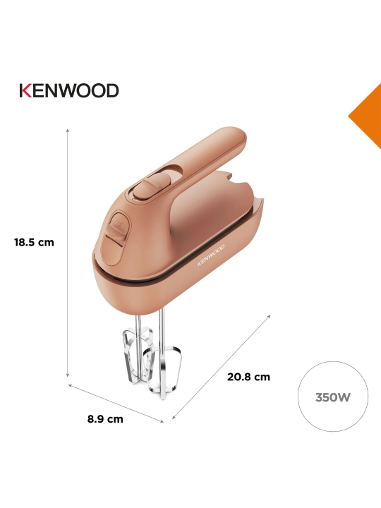 Kenwood HMP40.000RD QuickMix Go qo'l mikseri, 350 Vt, 5 tezlik