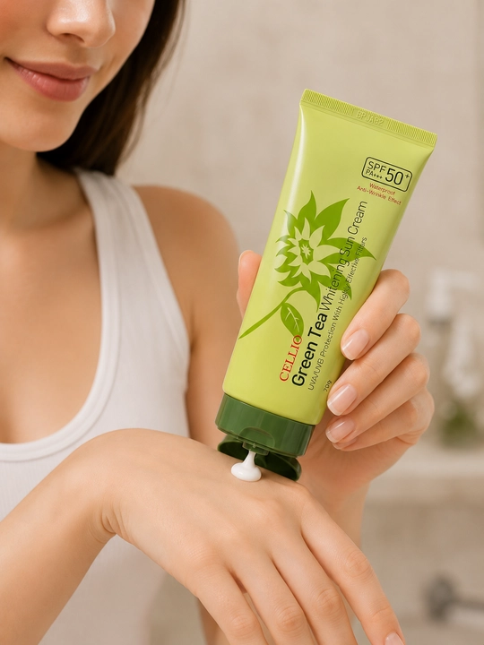 Quyoshdan himoyalash yuz kremi CELLIO Collagen White, SPF 50+, 70 g