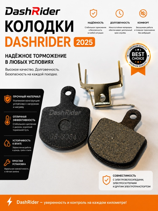 Тормозные колодки DASHRIDER 2025 - 