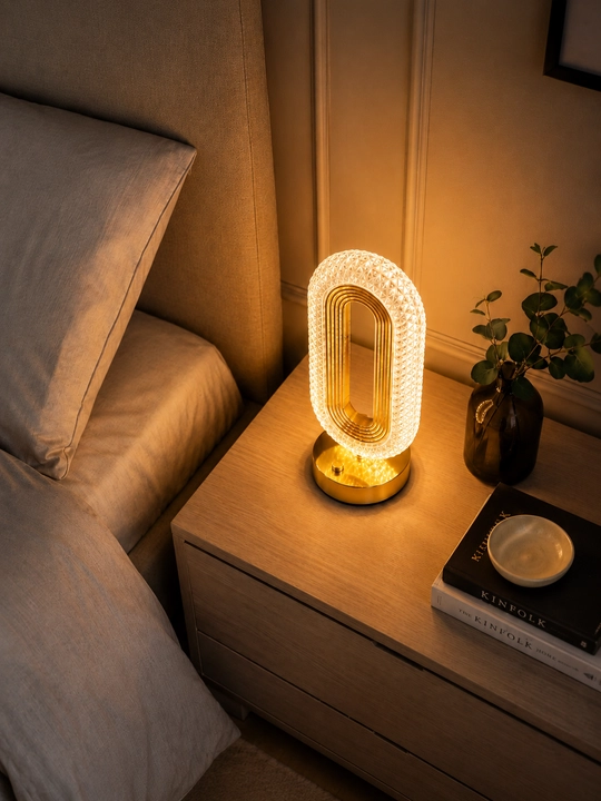Настольная LED лампа с тёплым светом, декоративная лампа для дома и спальни