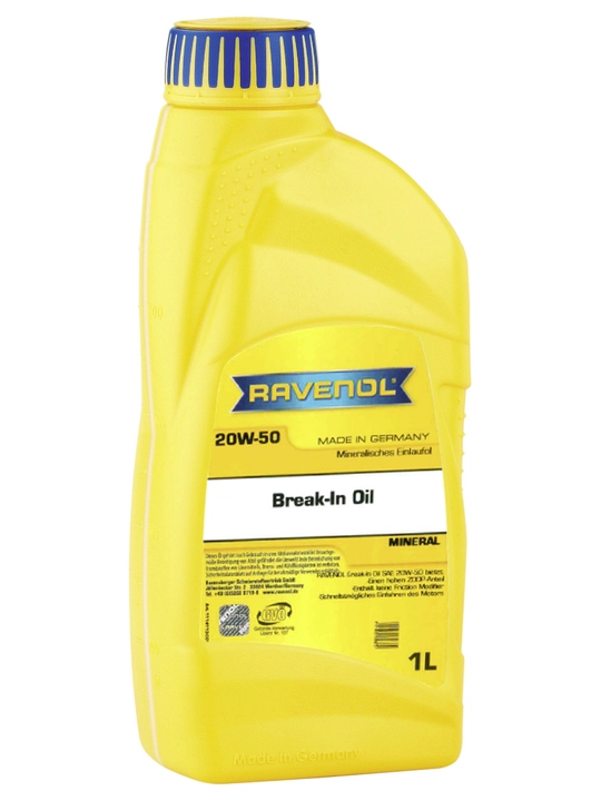 Obkatka moyi RAVENOL Break-In Oil 20W-50, 1 L - 