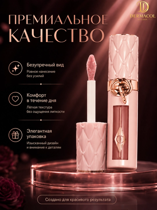 Сияющий блеск-плампер для губ Charlotte Tilbury Big Lip Plumpgasm Fair Medium