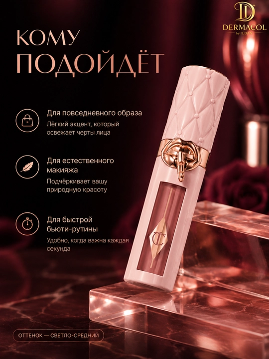 Сияющий блеск-плампер для губ Charlotte Tilbury Big Lip Plumpgasm Fair Medium